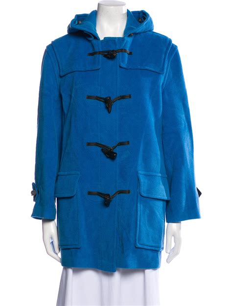 burberry faux fur coat blue|burberry coat outlet online.